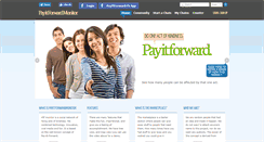Desktop Screenshot of payitforwardmonitor.com