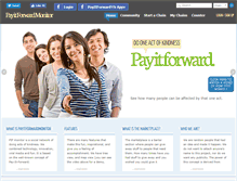 Tablet Screenshot of payitforwardmonitor.com